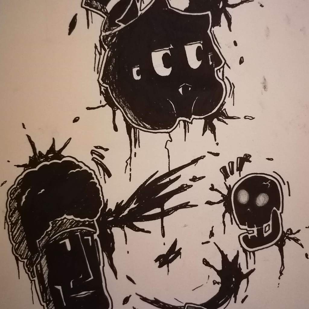 Dessin papier à l'encre
